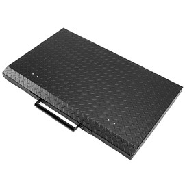 HECASA Black Outdoor 36” Griddle Grill Hard Cover Lid with Handle Waterproof Aluminum Compatible with Blackstone & More