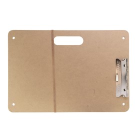 Pacific Arc Field Sketch Board, Masonite with Cutout Handle, Clip, and Strap Holes, 13 Inch X 19 Inch