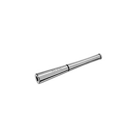 Red-Eye Metalware Hand Whistle, Pure Whistle, Screw Whistle, Metal Whistle, Dismountable, 120 mm, Aluminium, Silver, Splif-Stik Joint Holder and One Hitter with 290 mm Smoke Cooling