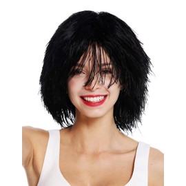 Wig Me Up MMSLW-K3070 Unisex Carnival Clown Wig / Shaggy, Straw-like and Voluminous / Yellow