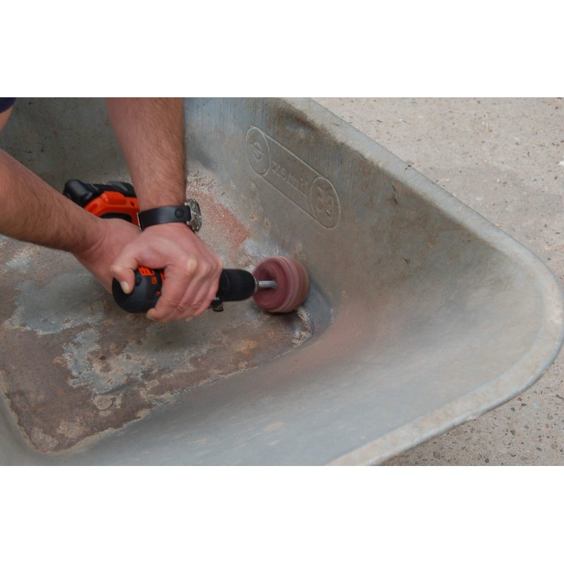 Sanding Ball Made of Abrasive Fleece Value Set of 3