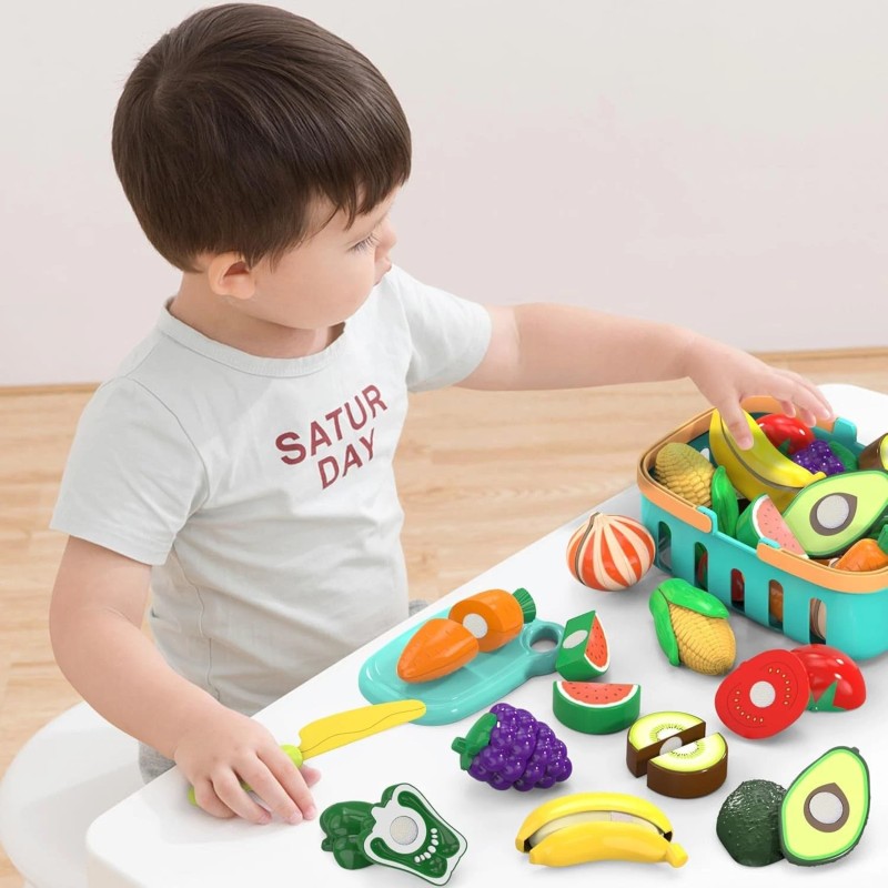 Brand: MOEAWS Cutting Play Food Toys For Kids, Pretend Kitchen