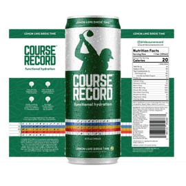 Functional Hydration Drink for Golfers – COURSE RECORD Variety Pack – Electrolytes, Calm Energy & Focus – Healthy Sports Drink – 12-Pack (12oz Cans) – Low Sugar, Low Caffeine