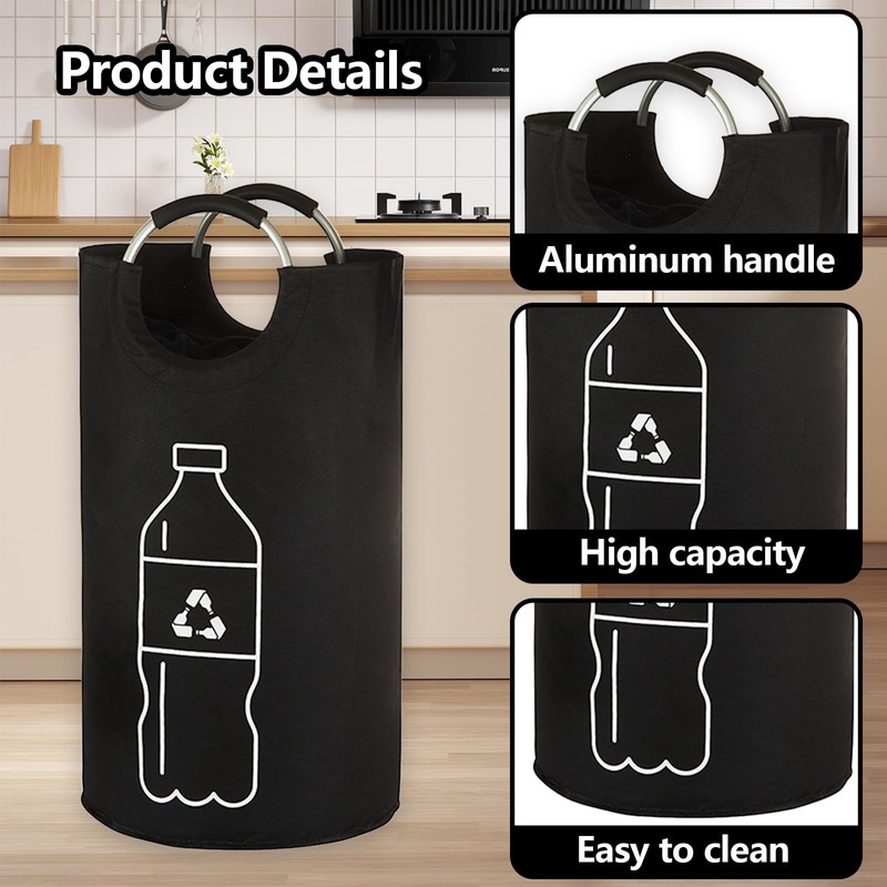 QYRDBGY Deposit Bottles Collection Container, Large Empty Collection Container, Foldable