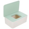 FELTECHELECTR 1pc Compact Wet Tissue Box with Lid Practical Napkin