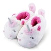 LA PLAGE Little Girl Unicorn Bedroom Slippers Wave-like Warm Cute