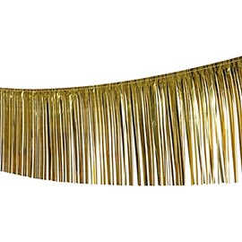 Tinsel Garland Party Decoration Garlands Christmas New Year Foil Tinsel Fringe Garland VIP Room Home Decor Decoration Party Decoration, Gold
