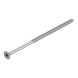 SECCARO Chipboard Screws 6 x 140 mm Stainless Steel V2A VA A2 Wood Screw Partially Threaded TX/Hexalobular Pack of 50