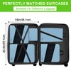 UNTIFUL 6 Set Travel Organizer Cubes for Travel Essentials Compression