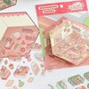 4 Sets 3D Sticker Scene, 3D Stickers, Top Model Sticker
