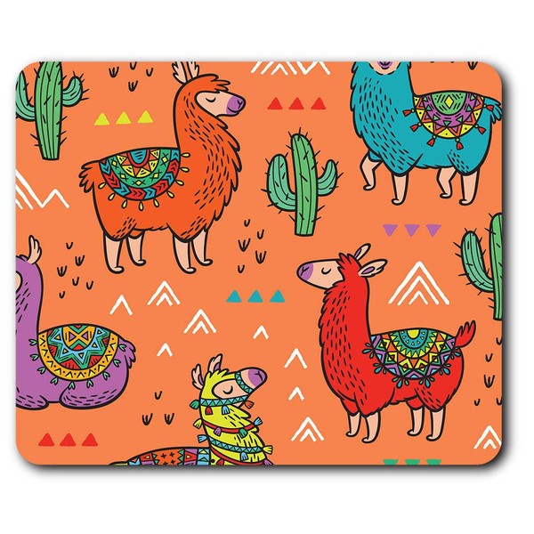 Comfortable Mouse Mat - Funky Llama Animals Llamas 23.5 x