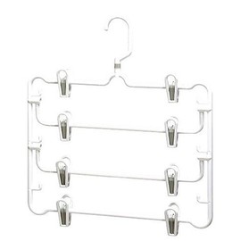 Whitmor Plastic 4 Tier Skirt Hanger