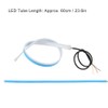 2Pcs LED Daytime Running Light Sequential Flexible Turn Signal Strip