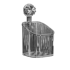 Shower Shelf without Drilling, Shelf with Suction Cup, Reusable Shower Basket, Clear Removable for the Bathroom, Shelf, Suction Cup for Kitchen, Bathroom, Soap, Shampoo, Wall Shelf