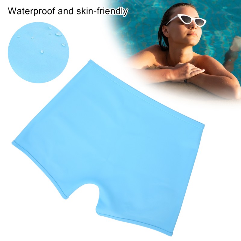 Women Silicone Swim Shorts Summer Waterproof Quick‑Drying Soft Swimming Shorts