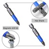 Piutouyar 10Pcs Magnetic Anti-Slip Drill Bit 2 Inch, PH1 Phillips