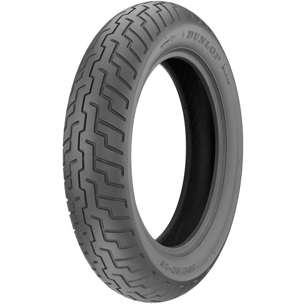 Dunlop D404 Front Motorcycle Tire 120/90-17 Tube Type (64S) Black Wall - Fits: Honda Shadow 750 ACE VT750C 1997-2005