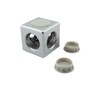 3-Way Cube Connector Corner Connector for Aluminium Profile 30 x