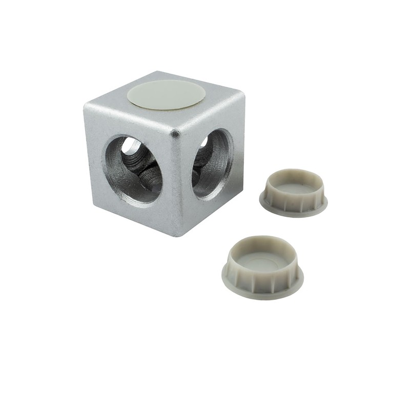 3-Way Cube Connector Corner Connector for Aluminium Profile 30 x