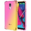 Ueokeird Clear Cute Gradient Case for LG Stylo 5/5 Plus/5V/5X,