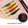 Leathario 3-Ring Portfolio Binder, Includes 5 Folder Index Dividers, 13