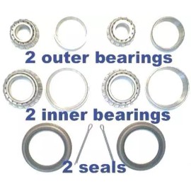 Unbranded replacement front wheel bearing kit for S10, S15, 1982 to 2001 2WD