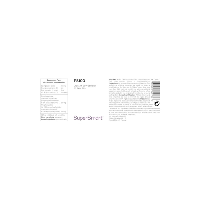 PS 100 - Helps improve learning, memory and concentration -