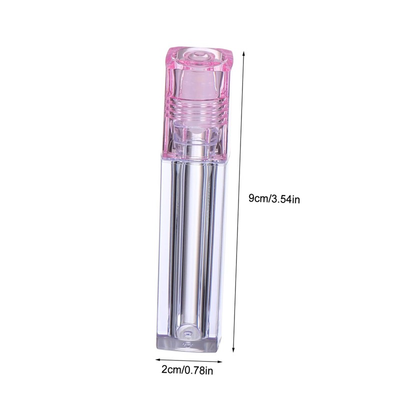 Healvian 10-Pack 6.5ML Square Plastic Roller Bottle Set Refillable Essential