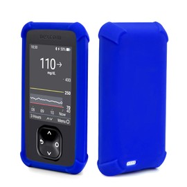 YOUSHARES Silicone Case for Dex com G7 Receiver, Anti Slip Soft Protective Cover Soft Gel Skin Suitable for G7 Device (Blue)