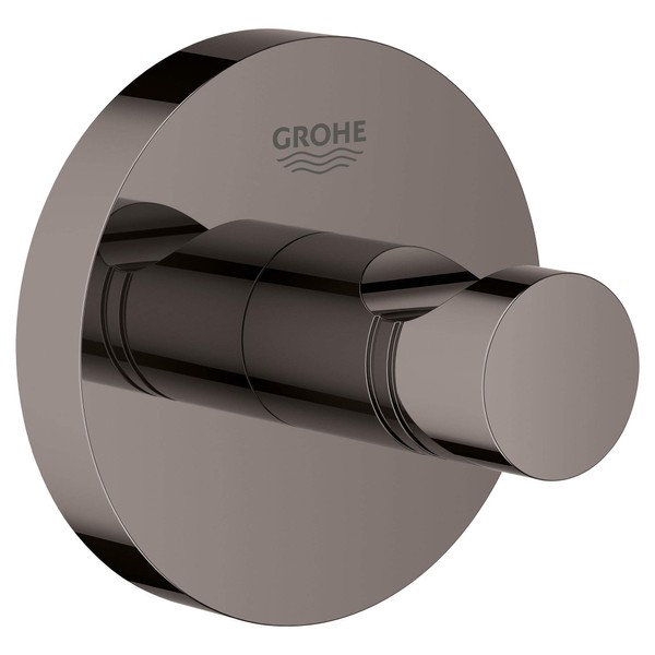 GROHE 40364A01 Essentials Robe Hook, Hard Graphite
