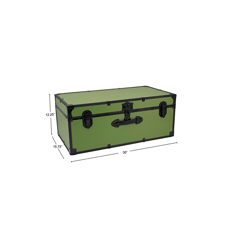 Seward Classic Trunk with Lock, Olive Grove, 30-Inch