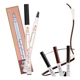 Plumón Para Cejas Lapiz Tipo Microblading Aspecto Natural Color #1 chesnut