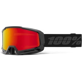 100% OKAN HiPER PREMIUM PROTECTIVE SKI SNOW GOGGLES ULTRA HD ANTI-FOG BLACK/RED