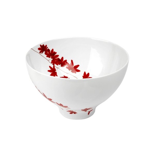 Mikasa Pure Red fine china 9-Inch salad bowl