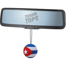 Tenna Tops Cool Cuba Cuban Flag Car Antenna Topper/Dashboard Buddy Spring