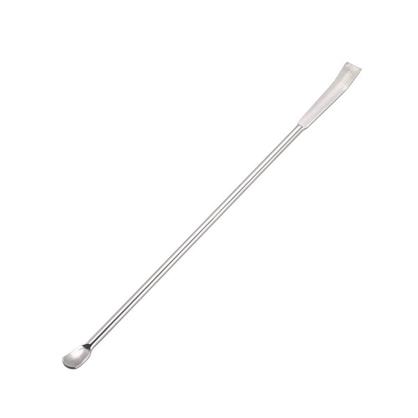 uxcell Lab Micro Sampling Spoons 150mm 2 Piece 1 Stainless