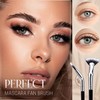 Fodeuxp 2025 New Folding Angle Scalloped Lash Brush, Mascara Fan