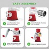 Nutrichef 3 in 1 Cheese Grater & Shredder | Strong