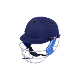 SS Sunridges SS Cricket Legend Premium Cricket Helmet - Men's Navy Blue - Large Size