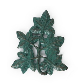 DreamsEden Cast Iron Trivet, Decorative Leaf Metal Trivets Rustproof Holder Rack for Hot Dishes and Pans