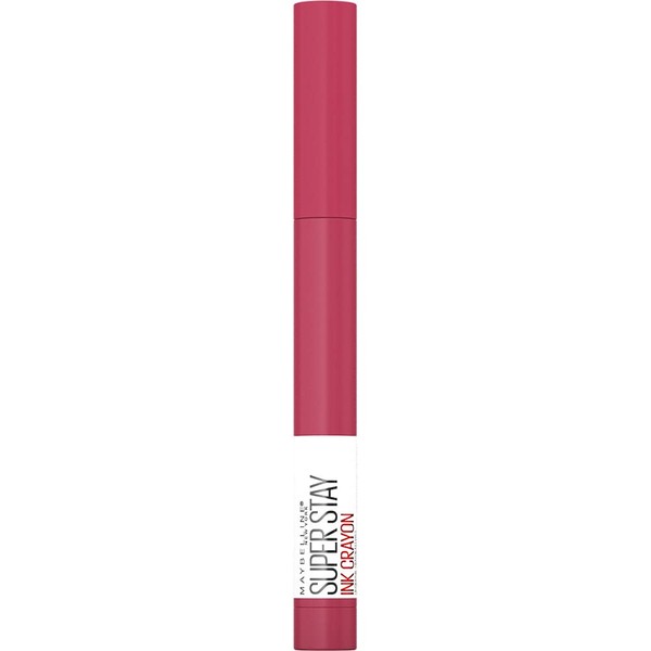 Maybelline New York Superstay Matte Ink Crayon Longlasting Pink Lipstick with Precision Applicator 80 Run The World, 22.0 ml