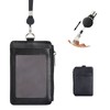 SwirlColor Bus Pass Badge Holders Artificial Leather ID Credit Card