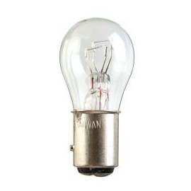 CEC Industries #2057LL Long Life Bulbs, 12.8/14 V, 26.88/6.72 W, BAY15d Base, S-8 shape (Box of 10)