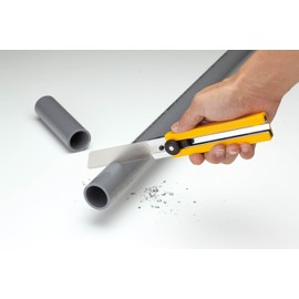 OLFA HSW-1 - Cúter con bloqueo manual, cuchilla de 25 mm y hoja dentada tipo sierra