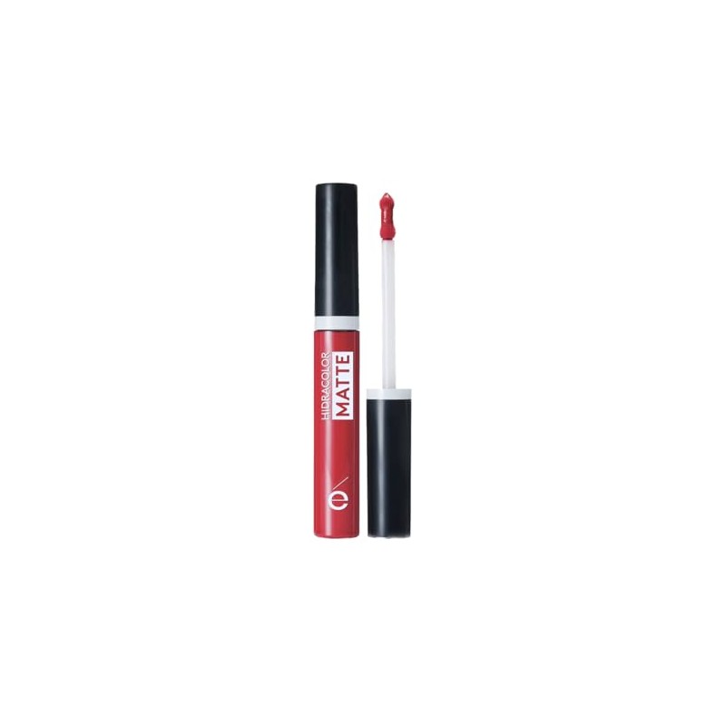 ésika - Hidracolor Matte Labial Líquido Rojo Cereza 6 ml,
