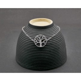 Nuoli® Tree of Life Bracelet Women's (15 + 5 cm Adjustable) Tree of Life Bracelet for Women and Girls, Stainless Steel