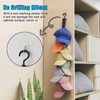 Yuqilin Cap Holder, 2 Pieces Cap Holder Wall Cap Organiser