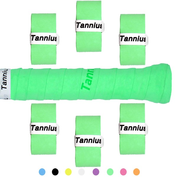 Tannius Tennis Racket Grip Tape, 9 Pack Dry Feel Tennis