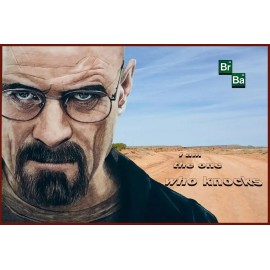 Signs for Mankind Walter White Breaking Bad I Am the One Who Knocks Metal Poster Sign
