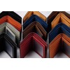 VISOUL Men's Wallet, Genuine Leather, Holds 12 Cards, Carbon Leather,